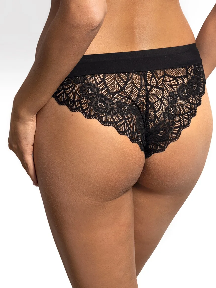 Produkt: Majtki Bikini Z Mikrofibry I Koronki DM-6300