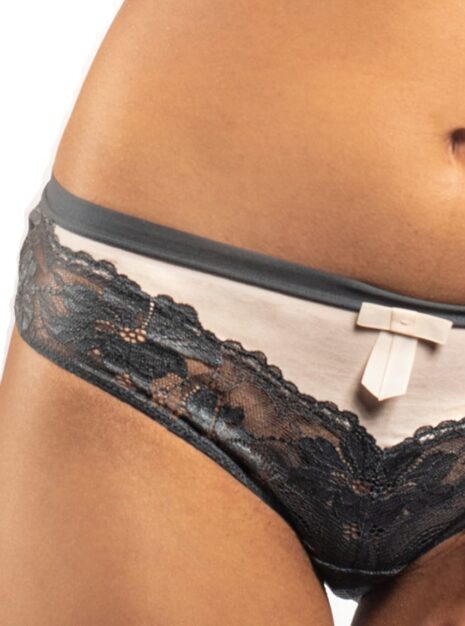 Produkt: Majtki Bikini Koronkowe Z Gumką DM-6314