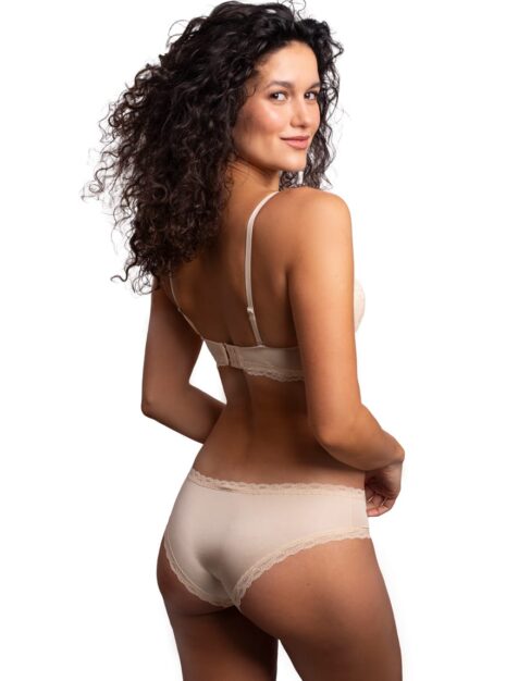 Produkt: Gładkie Majtki Bikini Z Połyskującej Mikrofibry DM-6236