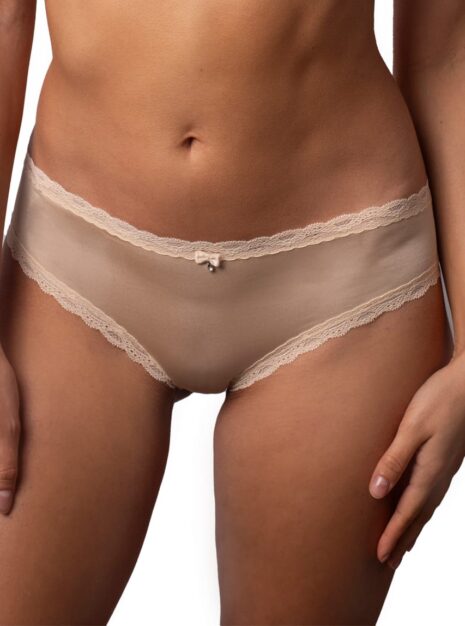 Produkt: Gładkie Majtki Bikini Z Połyskującej Mikrofibry DM-6236