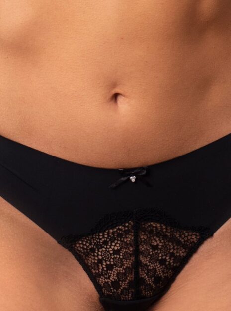 ProductMicrofiber And Lace Bikini Briefs DM-6295