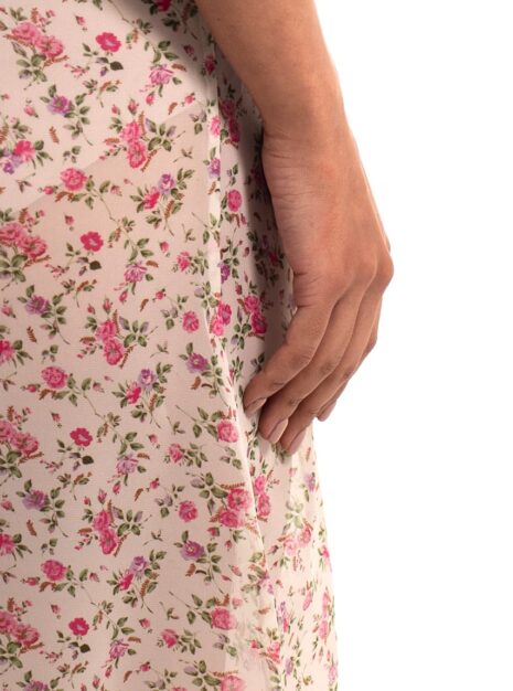 ProductTransparent Nightdress Flower Print DK-349