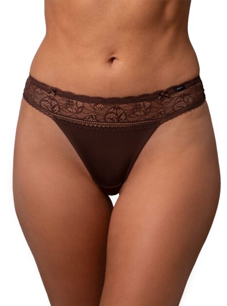 Produkt: Koronkowe Stringi Z Mikrofibrą DM-6190