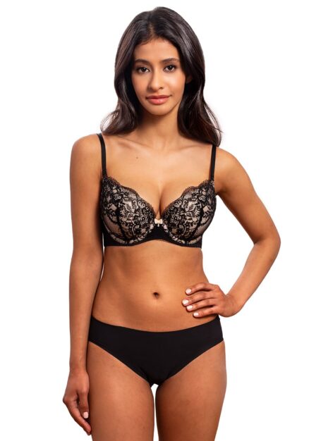 Produkt: Biustonosz Push Up Z Koronkową Miseczką My Body DB-9339
