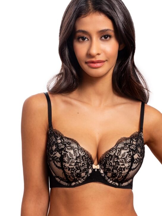 Produkt: Biustonosz Push Up Z Koronkową Miseczką My Body DB-9339