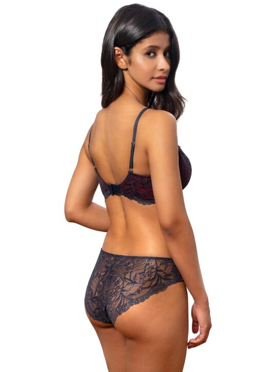 Produkt: Koronkowe Bikini Z Kontrastową Siateczką DM-6329