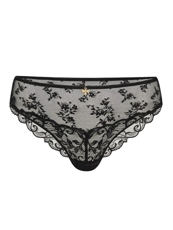 Produkt: Koronkowe Majtki Bikini Z Ozdobnym Wisiorkiem DM-6348