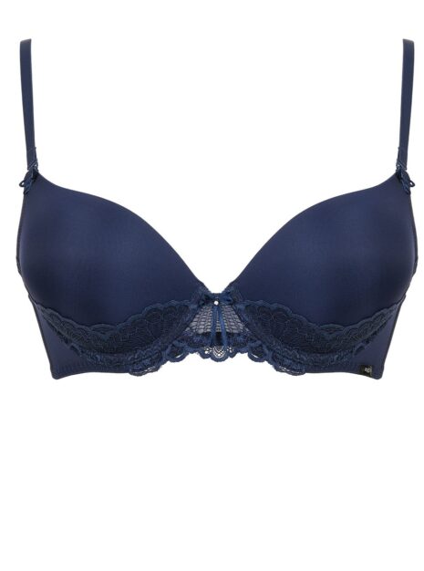 Produkt: Gładki Biustonosz My Body Push Up DB-9185 Granatowy