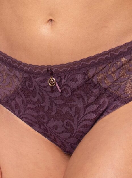 Produkt: Koronkowe Fioletowe Majtki Bikini DM-6320