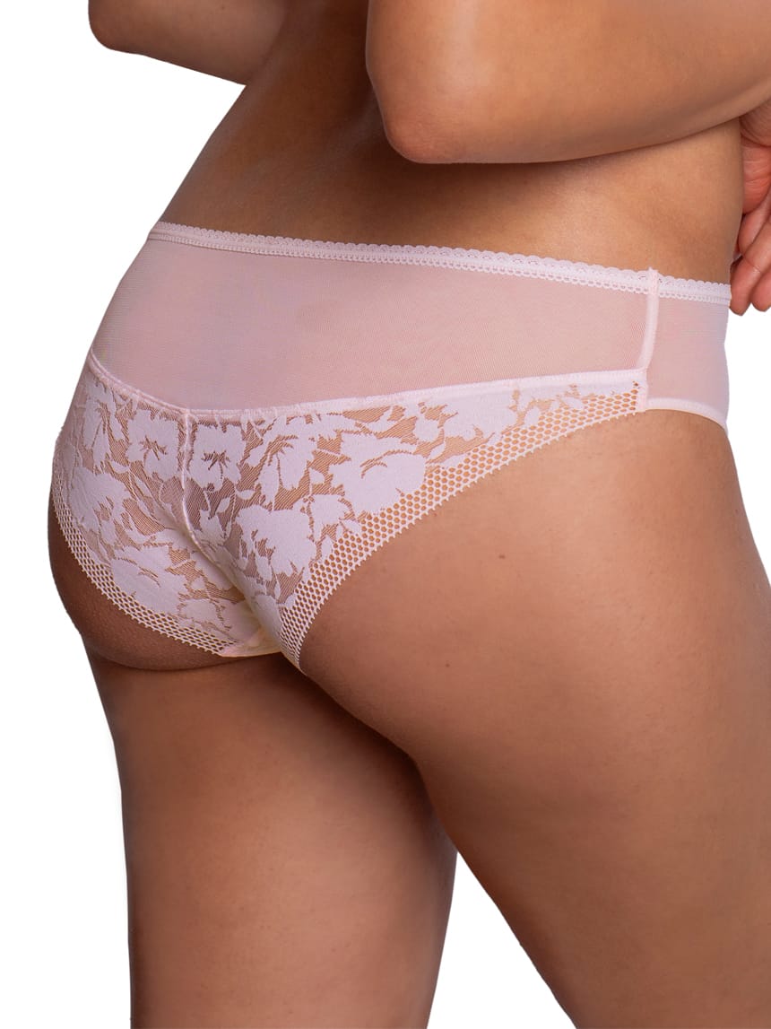 Produkt: Majtki Bikini Koronkowe Figi Z Siateczką DM-6349