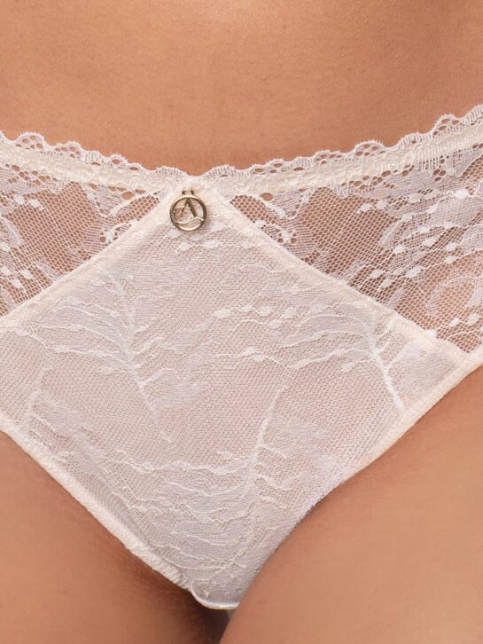 ProductKoronkowe figi bikini DM-6353 z siateczką i ozdobą agio